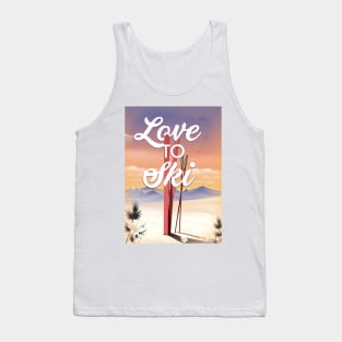 Love to Ski Tank Top